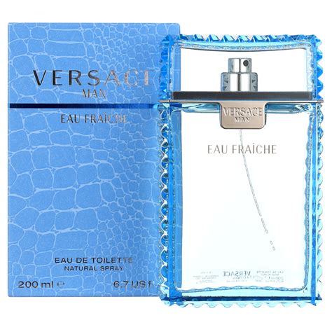 versace man eau fraiche eau de toilette spray 6.7 ounce